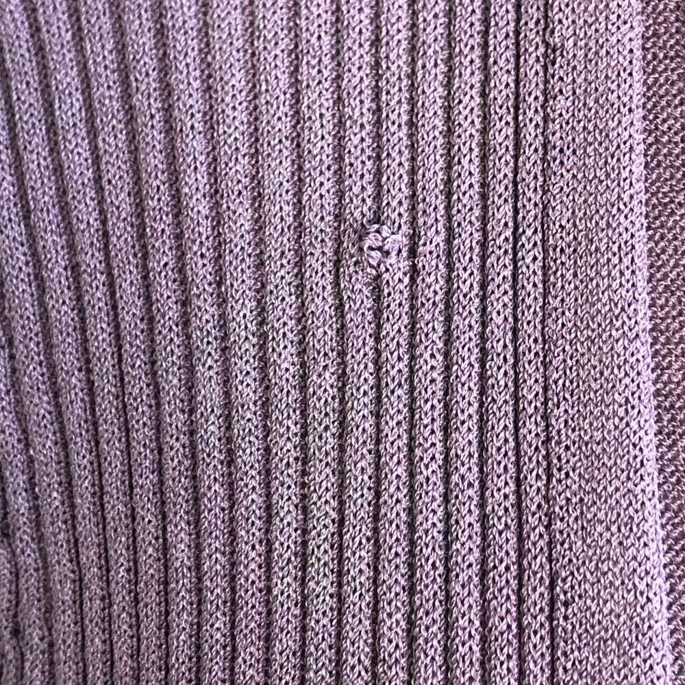 Soft Surroundings Purple Open Drape Cardigan - Picture 5 of 7